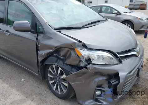 2018 Toyota Sienna Xle Premium 7 Passenger из США, поврежденный, VIN 5TDDZ3DC5JS196979